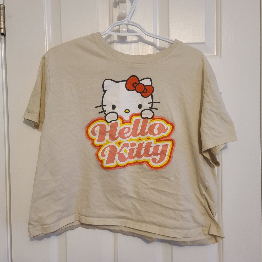 Hello Kitty Cropped T-Shirt in Medium